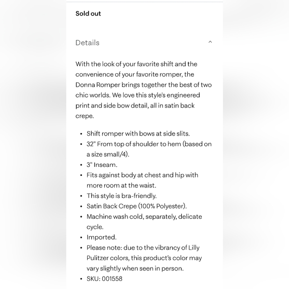 Lilly Pulitzer Dress/Romper - Picture 2 of 12